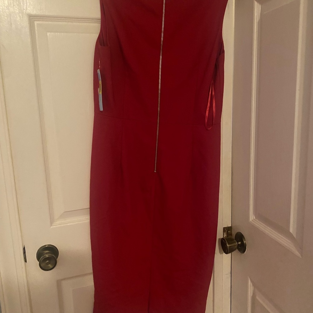 ANTONIO MELANI Red Backless Dress